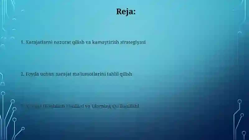 Baholash kalkulyatsiya qilish va uning korxona faoliyati uchun axamiyati 2