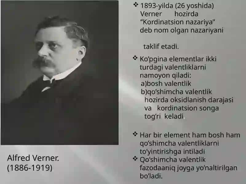 Kompleksbirikmalar Alfred Verner 2