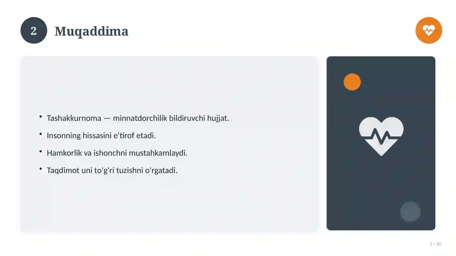 Faol o'quvchiga tashakkurnoma 2
