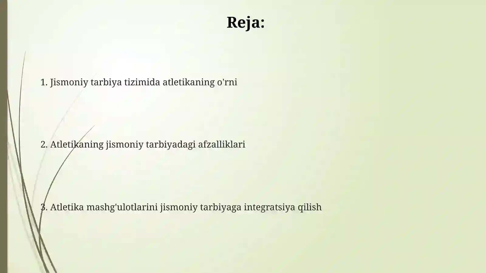 Atletikaning jismoniy tarbiyadagi afzalliklari 2
