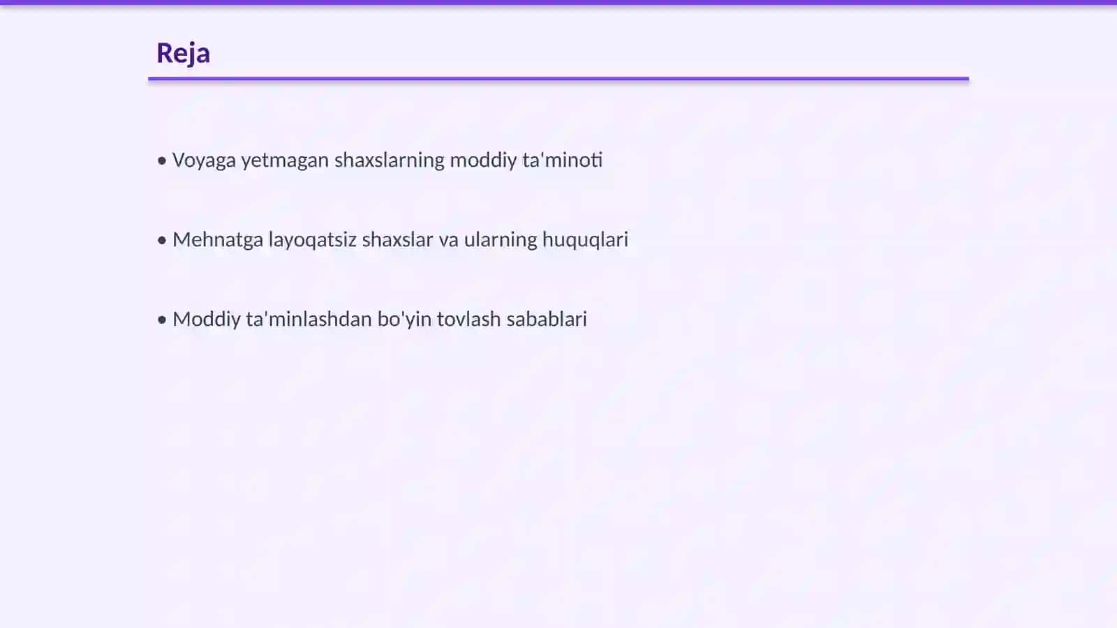 Voyaga yetmagan yoki mehnatga layoqatsiz shaxslarni moddiy taʼminlashdan boʻyin tovlash 2
