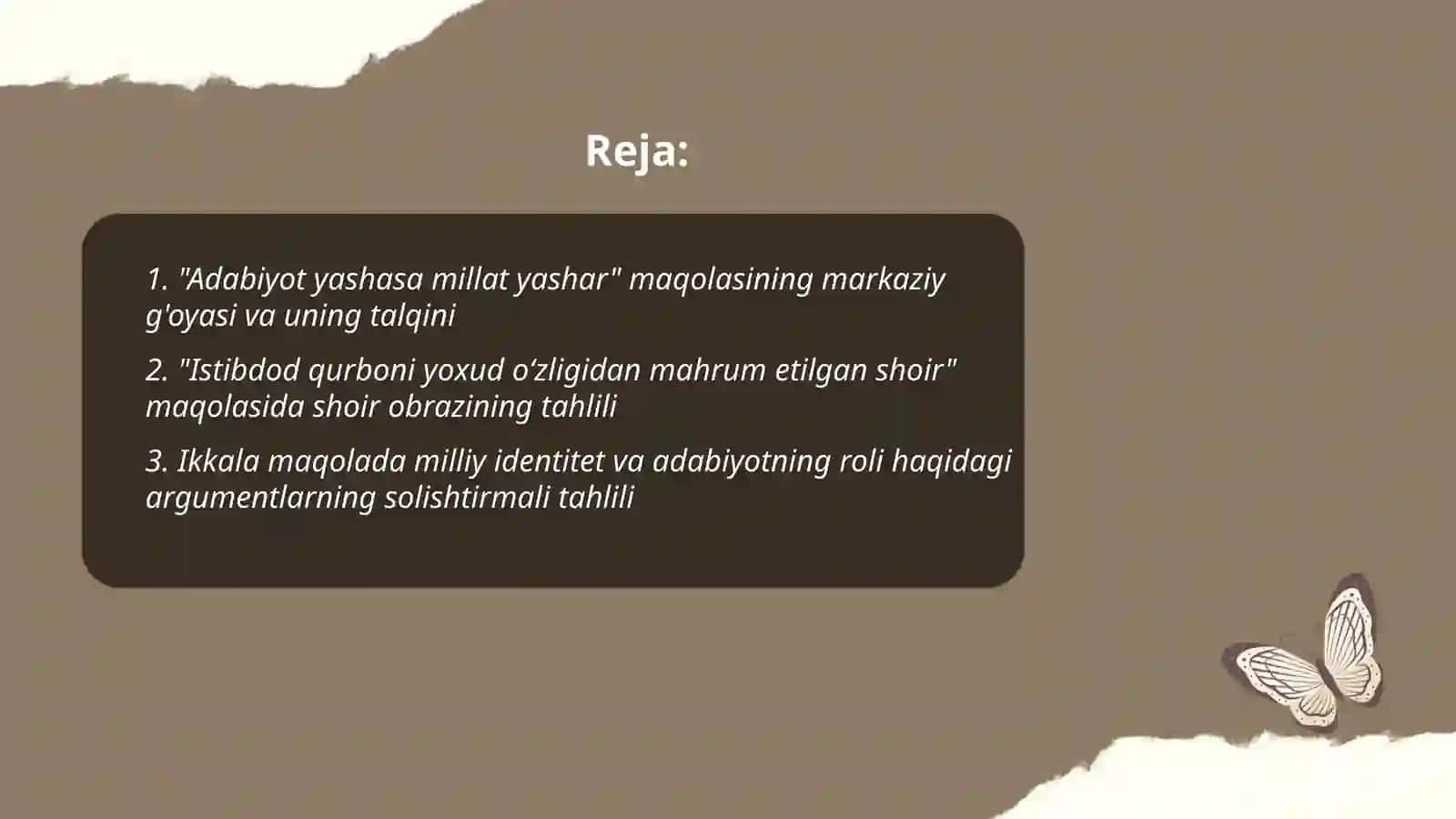 Adabiyot yashasa millat yashar 2