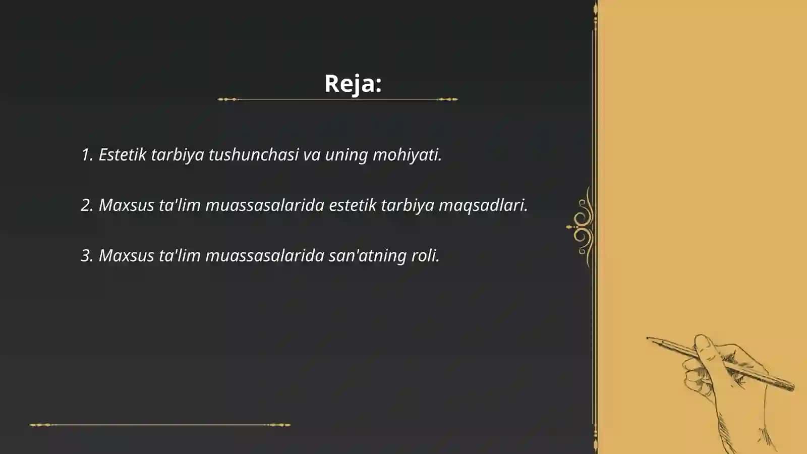 Maxsus ta‘lim muasasalarida estetik tarbiya va uni tashkil etish yo‘llari 2