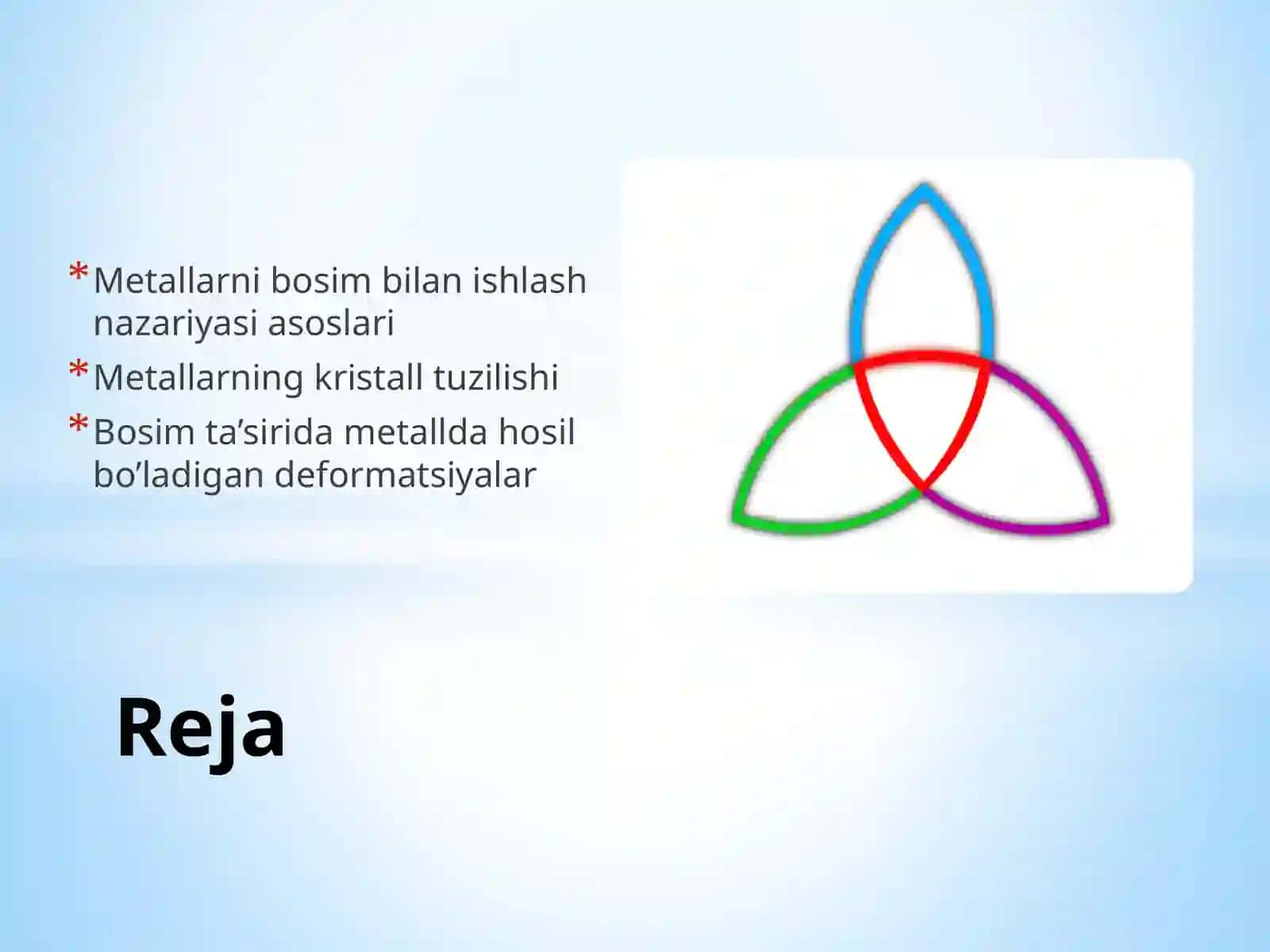 Metallarni bosim bilan ishlash nazariyasi 2