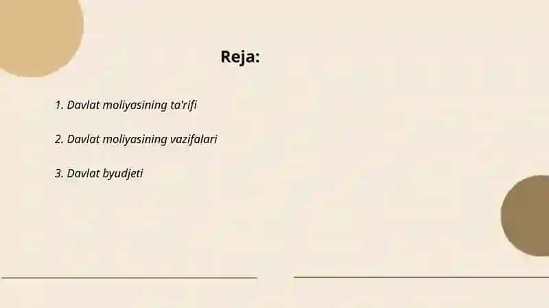Davlat moliyasining iqtisodiy mohiyati 2