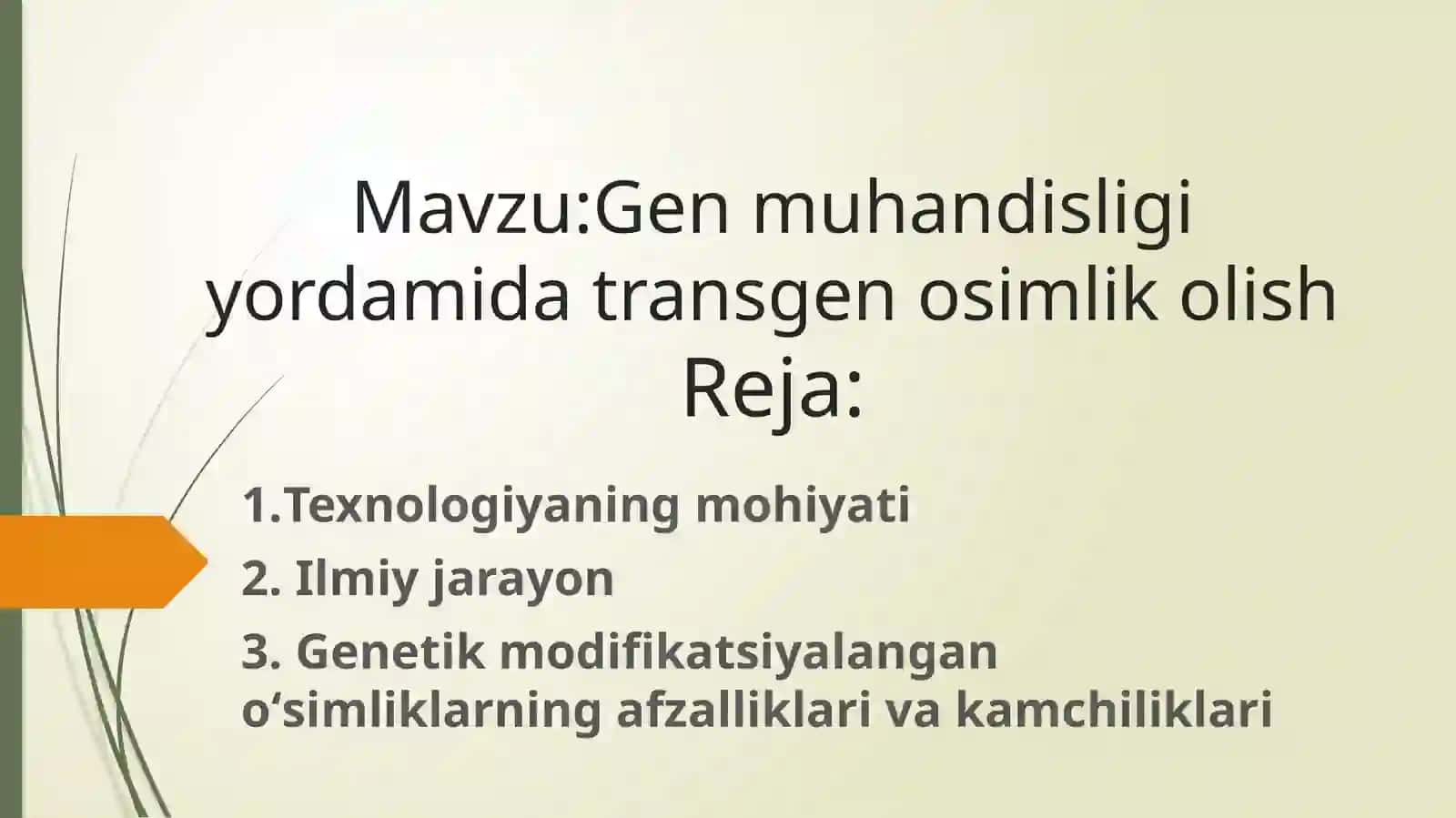Umumiy bialogiya fanidan prezintatsiya 2