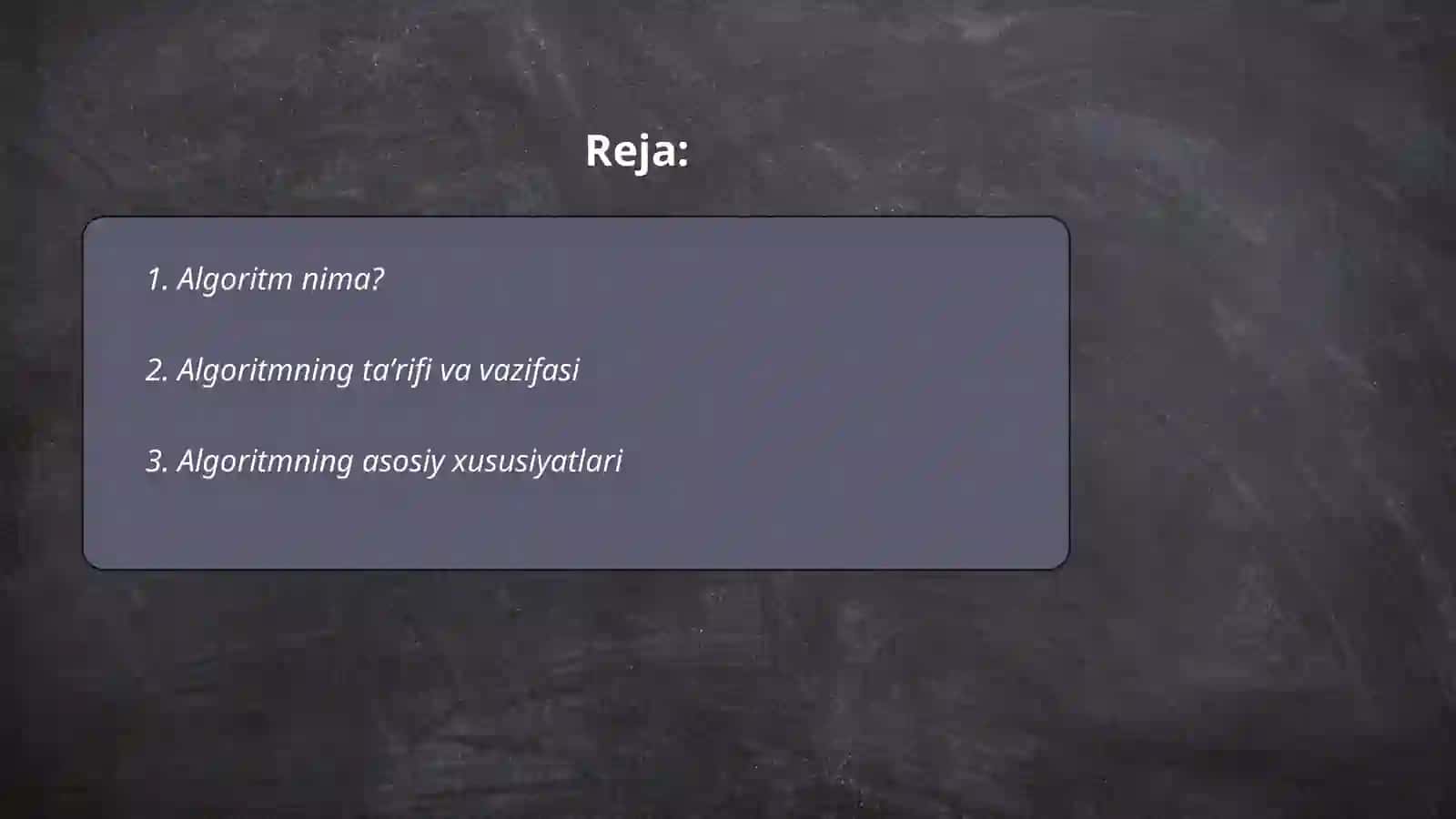 Algoritm nima 2