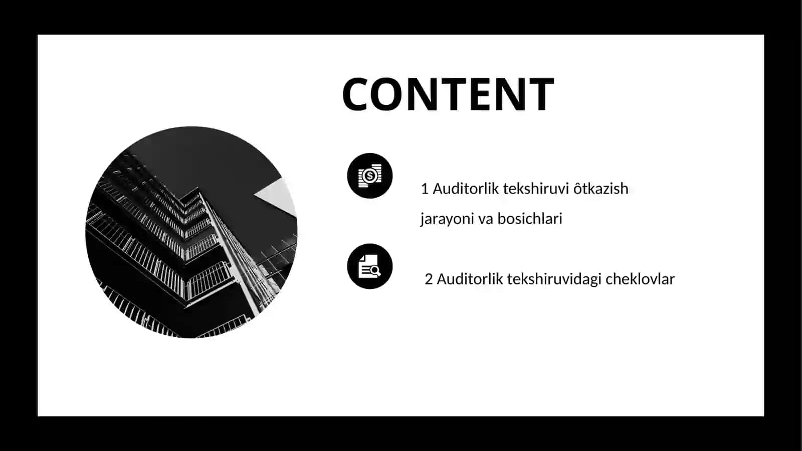 Auditorlik tekshiruviniôtkazishdagi cheklov va uni takomillashtirish 2
