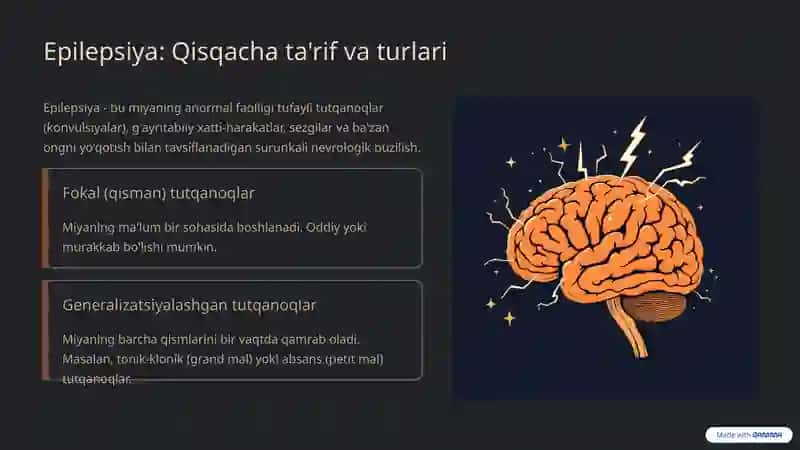 Epilepsiya, Litiy Tuzlari va Sedativ Vositalar 2