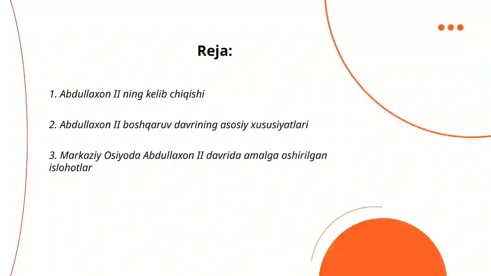 Abdullaxon II va uning davlat boshqaruvidagi faoliyat 2