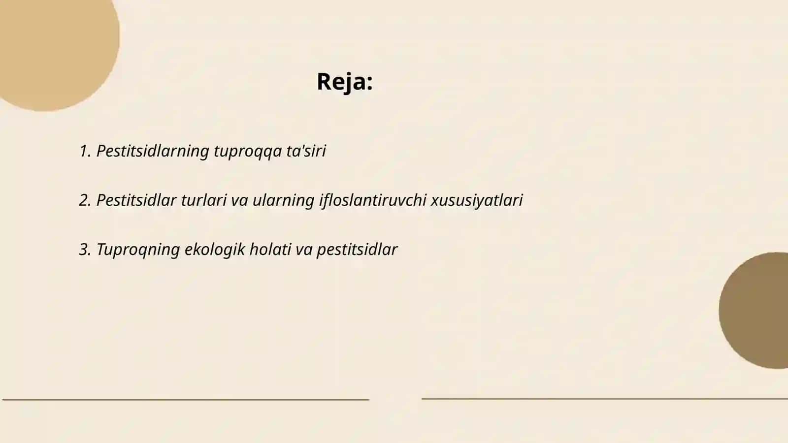 Tuproqlarni Pestitsidlar Bilan Ifloslanishi va Ular Olish 2