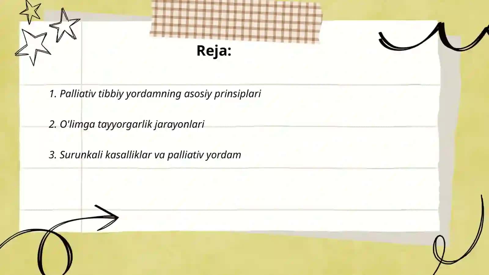 Palliativ Tibbiy Yordam 2