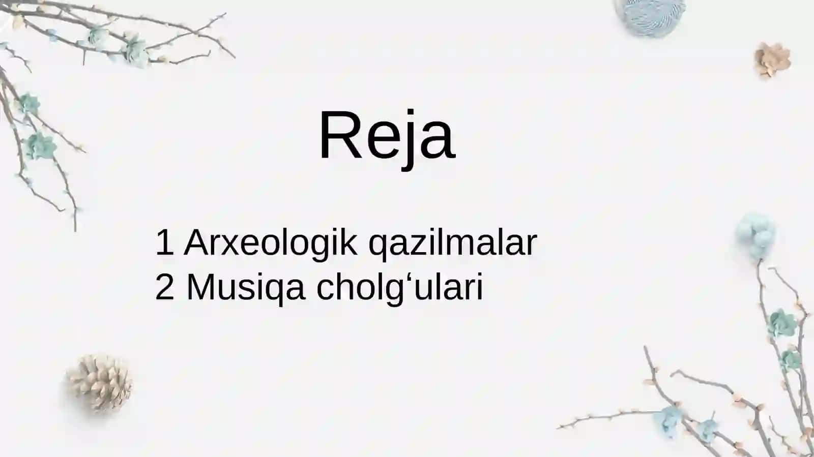 Arxeologik qazilmalar va qoyatoshlarda aks etgan musiqa cholgʻulari 2