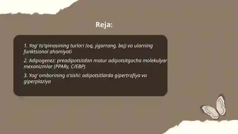 Yogʻ kasalliklari gʻo va u oʻsikdidishishi, ahamiyati, buzilishlari. Geteropolisaxaridlarni ontogenez va kasalliklarda oʻzgarishi 2