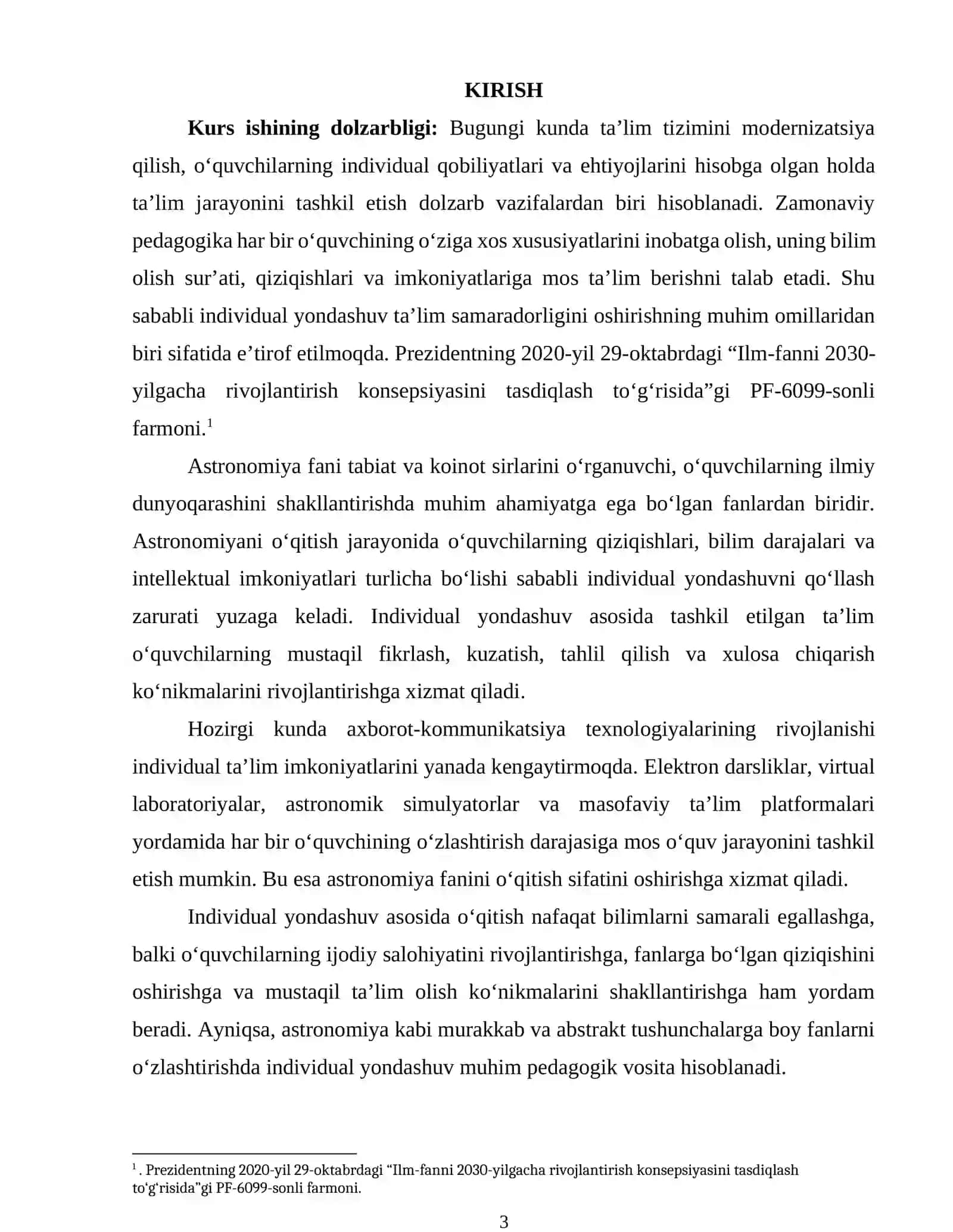 ASTRONOMIYA FANINI INDIVIDUAL YONDASHUV ASOSIDA O‘QITISH METODLARI VA VOSITALARI 2