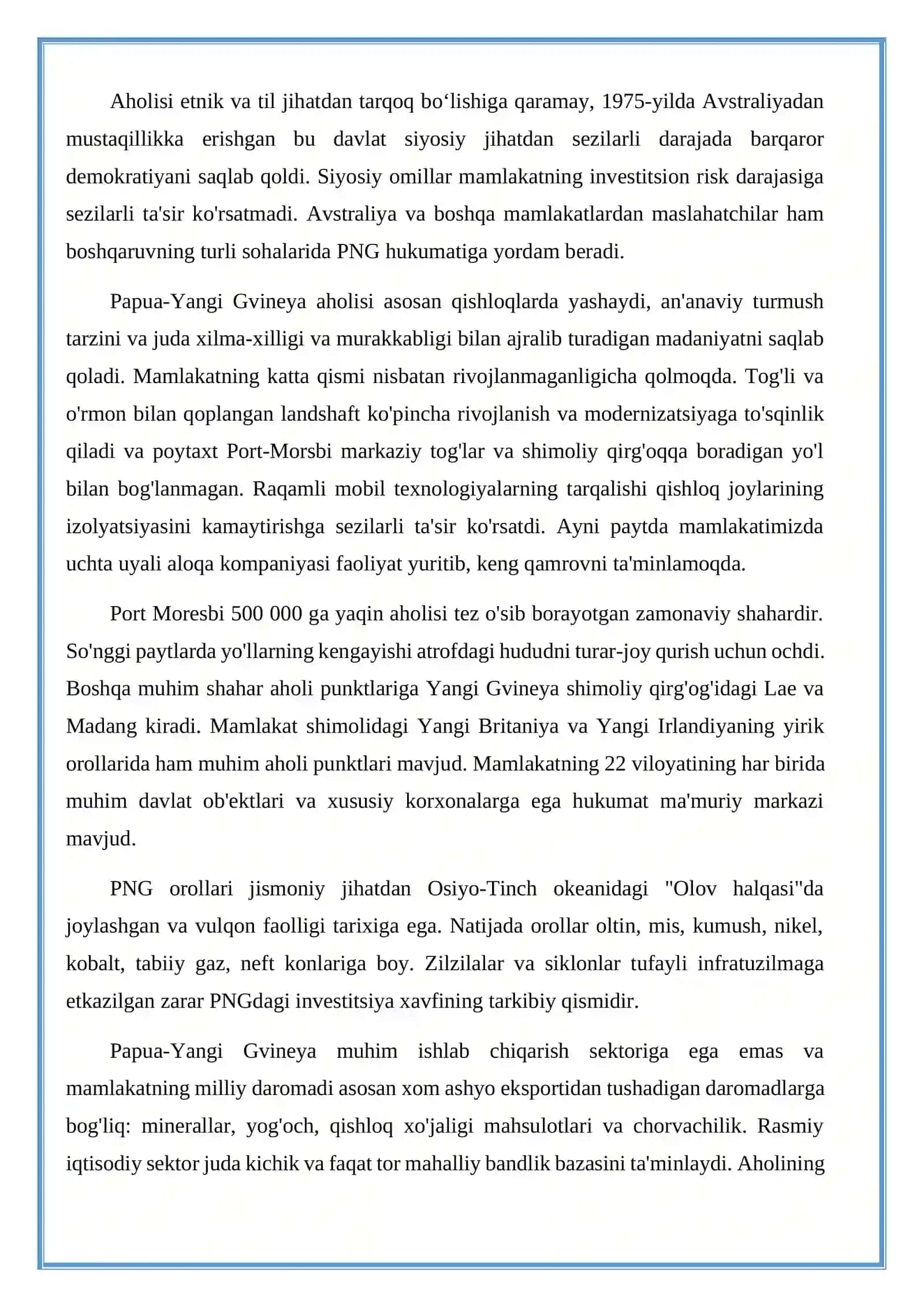 Yangi Gvineya xalqlari xo’jaligi va madaniyati 2