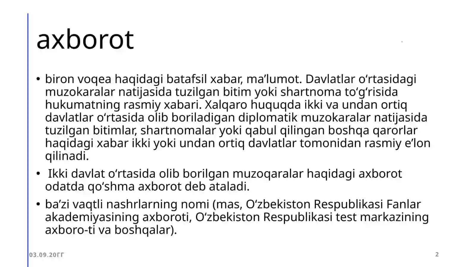 Axborot nima va uning manbalari 2