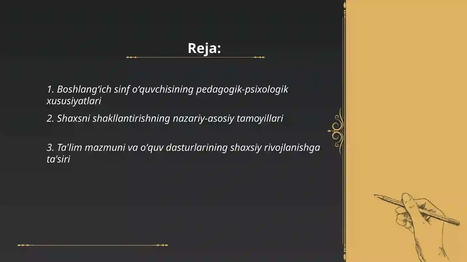 Boshlangʻich sinf oʻquvchi shaxsini shakillantirishning pedagogik asoslari 2
