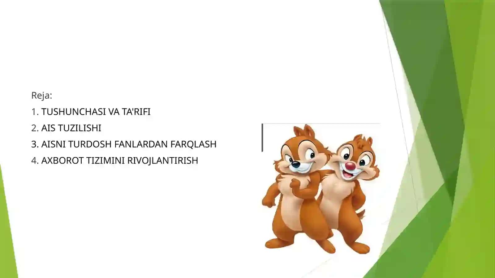 Avtomatlashtirilgan axborot tizimlari va texnologiyasi 2