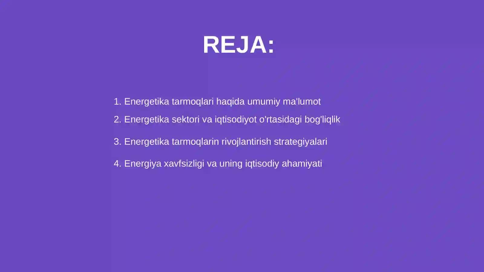 Energetika tarmoqlar iqtisodiyotidagi roli 2