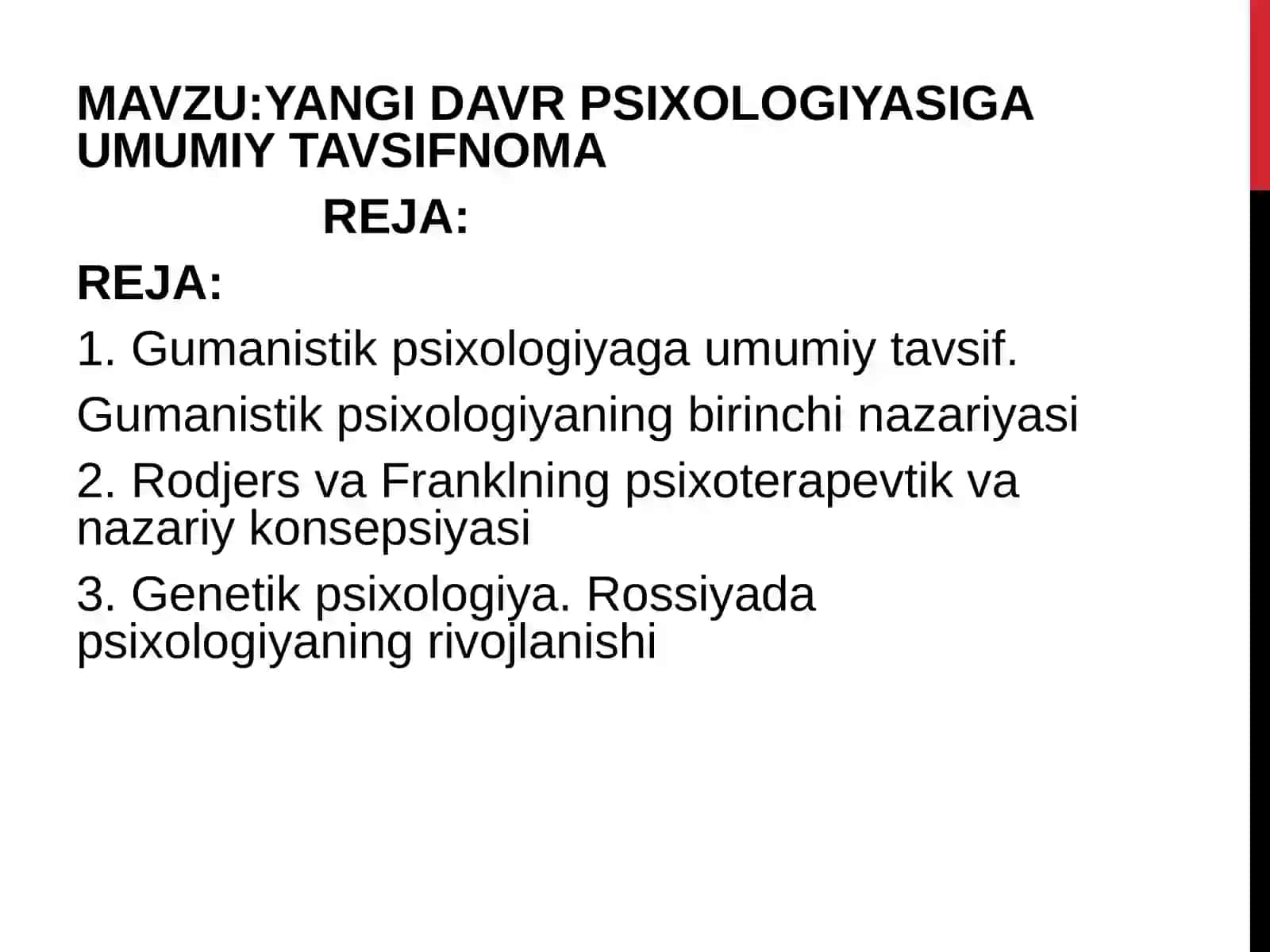 Gumanistik psixologiyasi 2