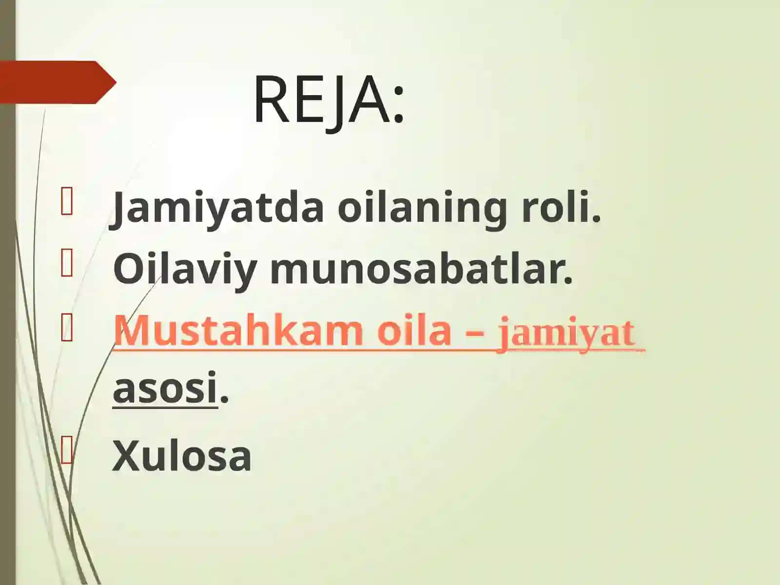 Oilaviy qadriyatlar ma’naviy madanyatning bosh omili 2