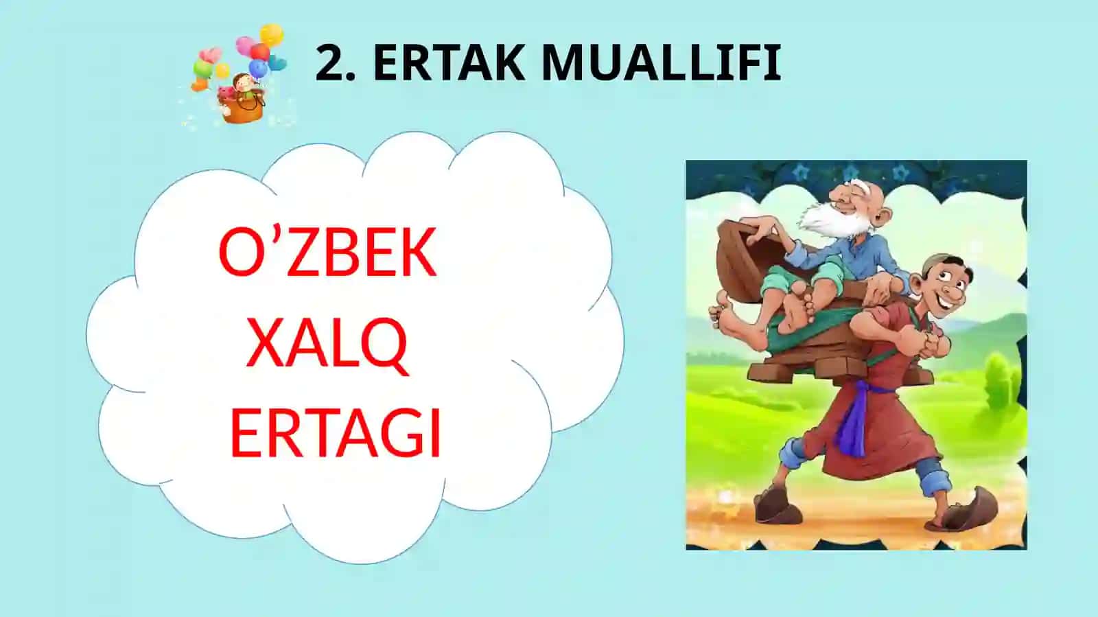 QARI BILGANNI PARI BILMAS. ertagi yoritilishi haqida slayd 2
