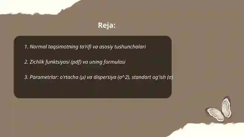 Normal taqsimot 2