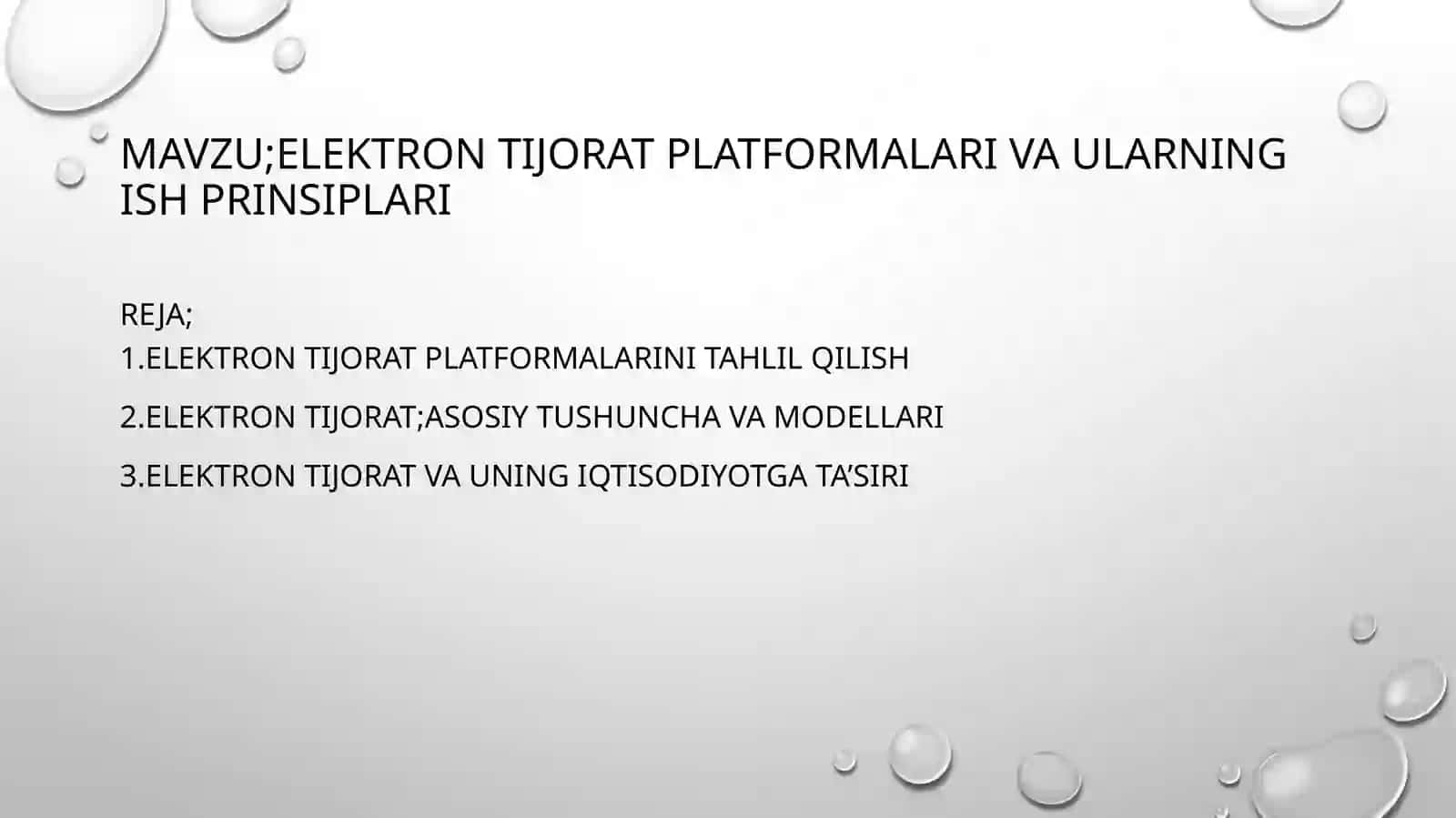 Elektrontijorat platformalari vaularning prinsiplari 2
