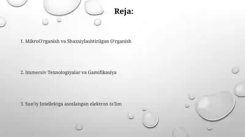 Elektron taʼlim rivojining yetakchi tendensiyalari 2