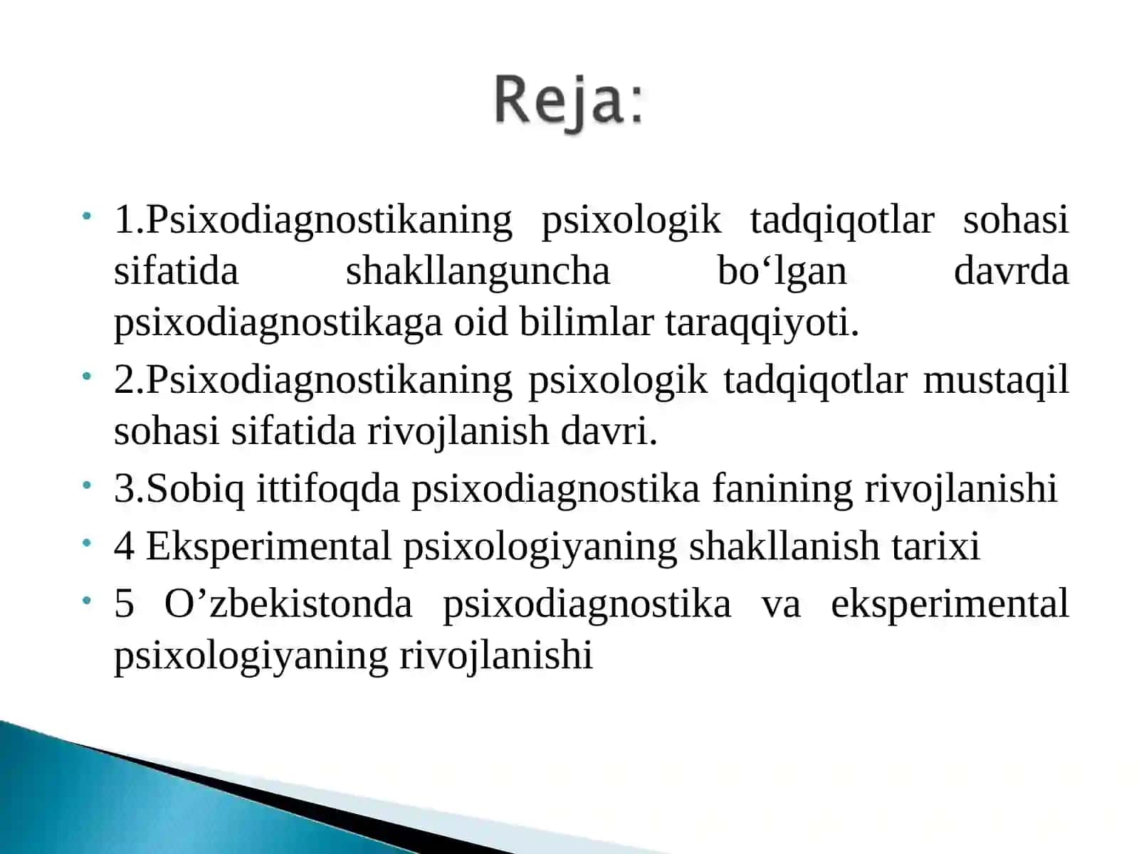 Psixodiagnostikaning psixologik tadqiqotlar sohasi sifatida shakllanguncha bo‘lgan davrda psixodiagnostikaga oid bilimlar taraqqiyoti 2