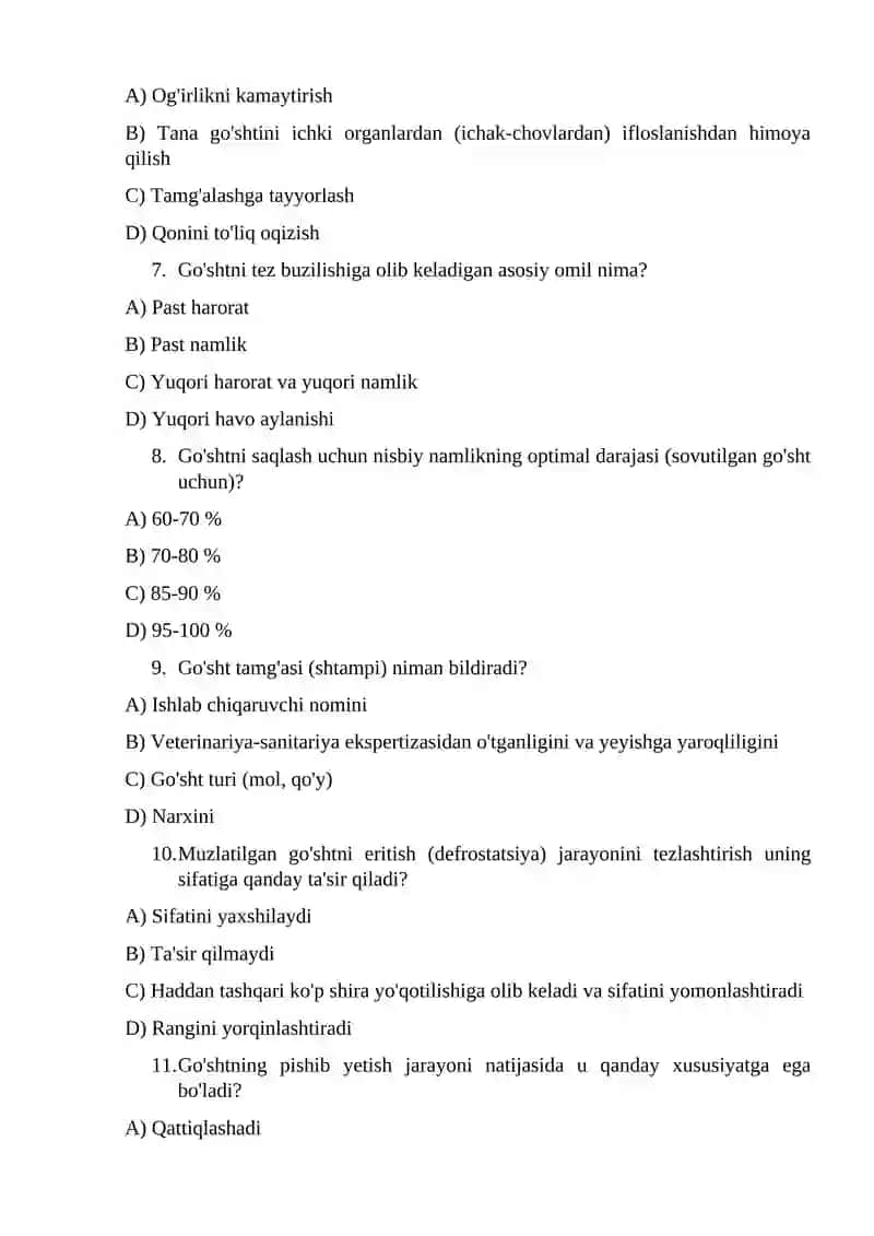 Lab Test Topshiriqlari 2
