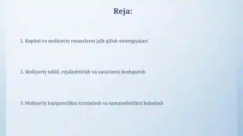 Moliyaviy ta'lim 2