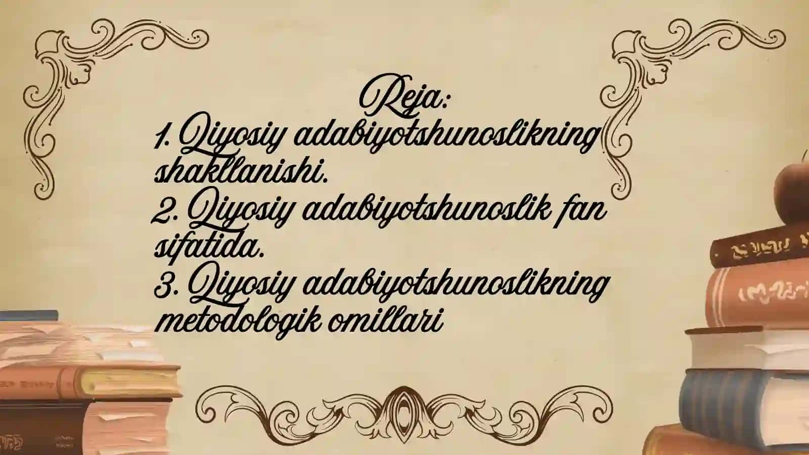 Qiyosiy adabiyotshunoslik shakllanish tarixi, metodologik omillar 2