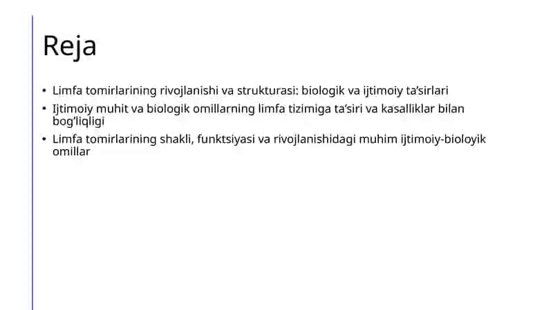 Limfatomirlarining taraqqiyoti va tuzilishi 2