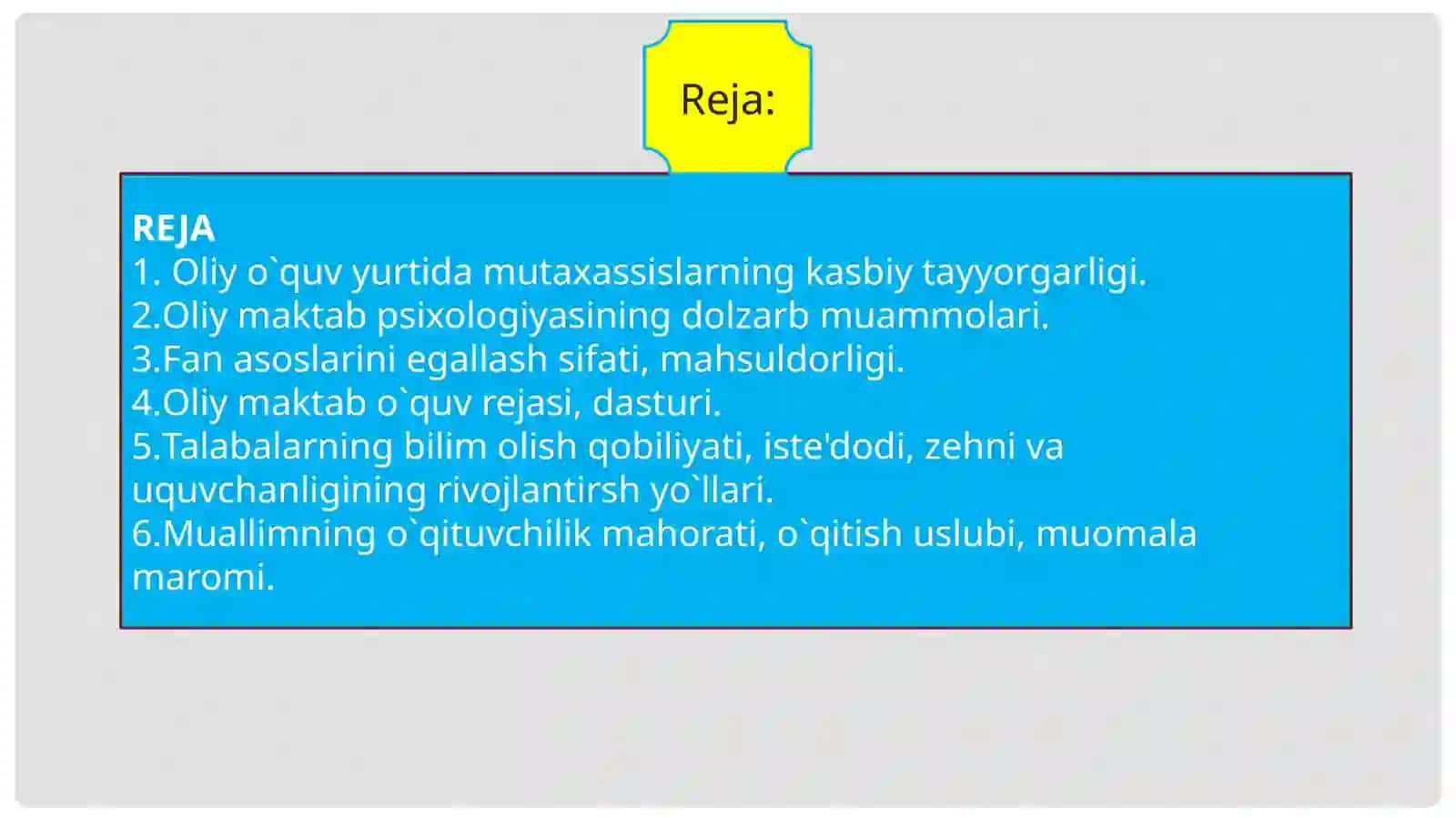 OLIY MAKTAB O’QITUVChISINING PSIXOLOGIK FAOLIYATI 2