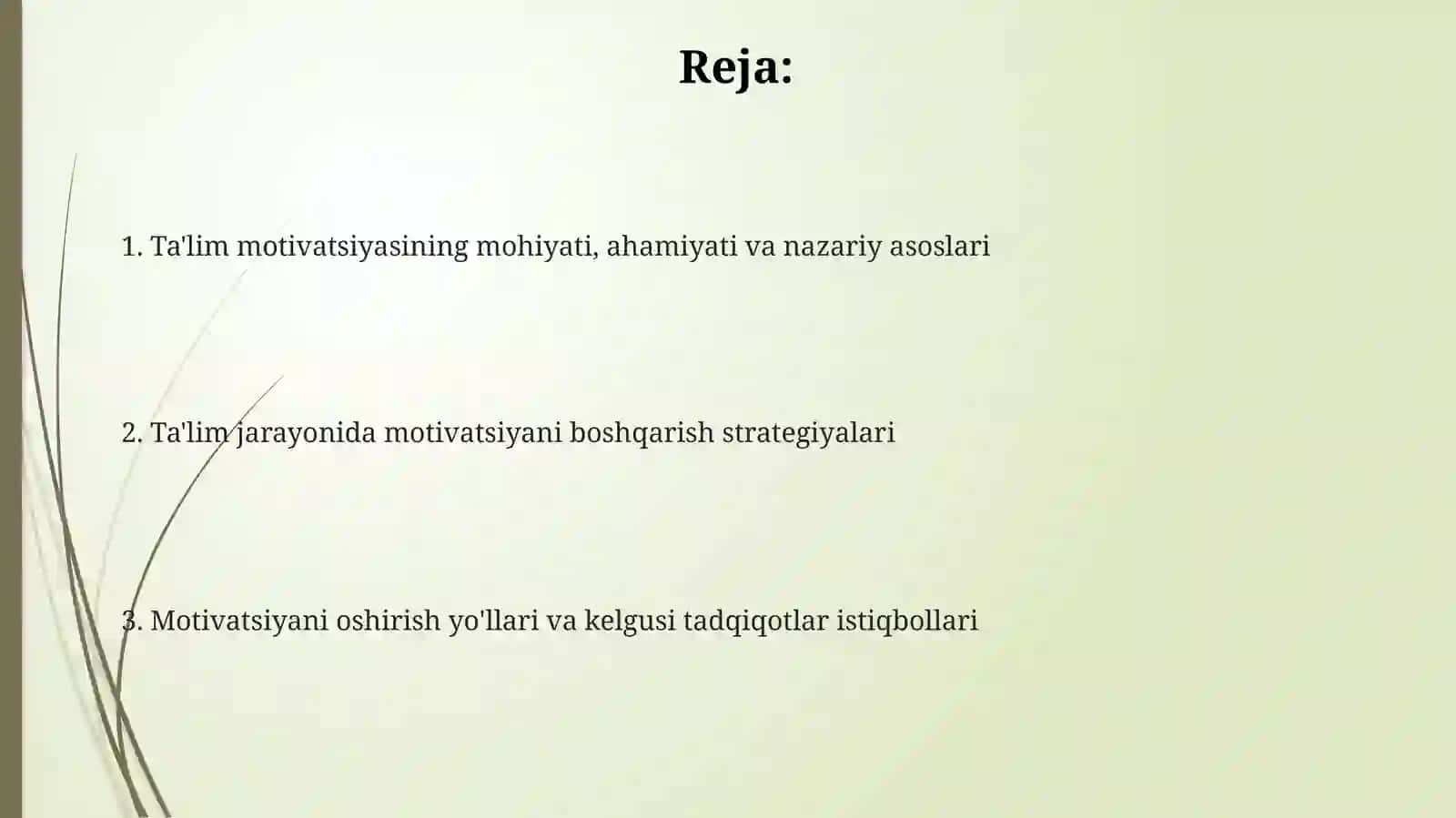 Ta'lim motivatsiyasi va uning mohiyati 2