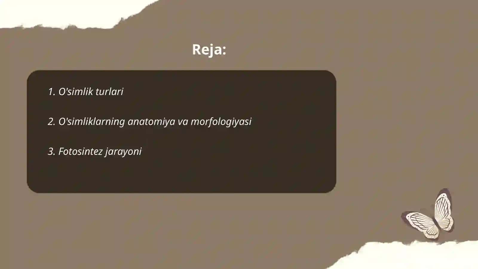 O'simlik dunyosi 2