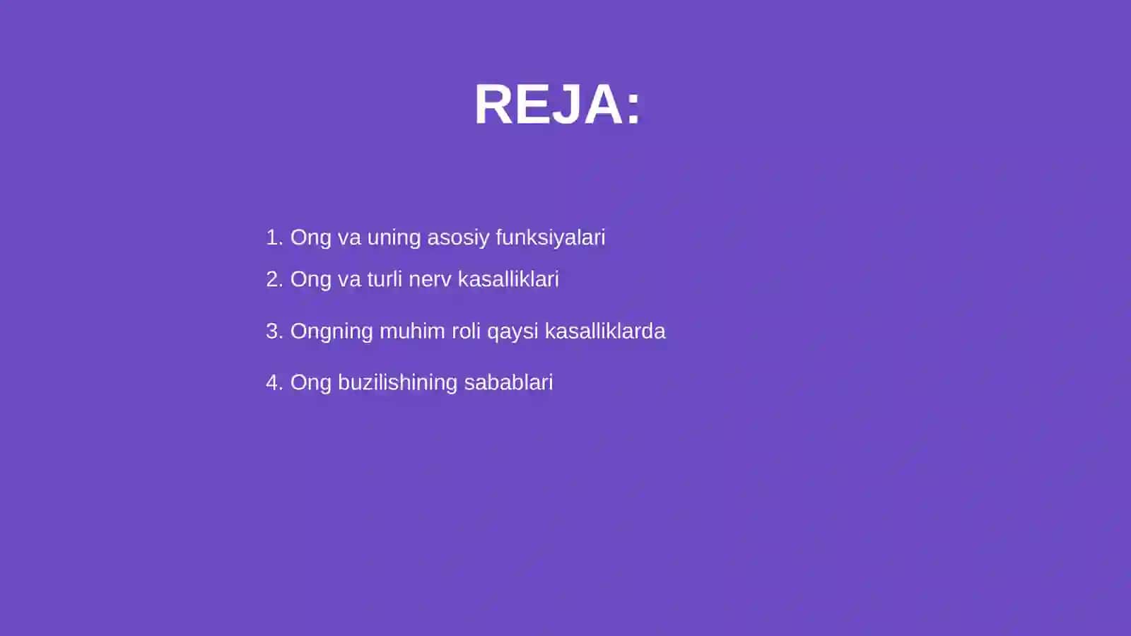 Ong va uning turli kasalliklarda buzulishi 2