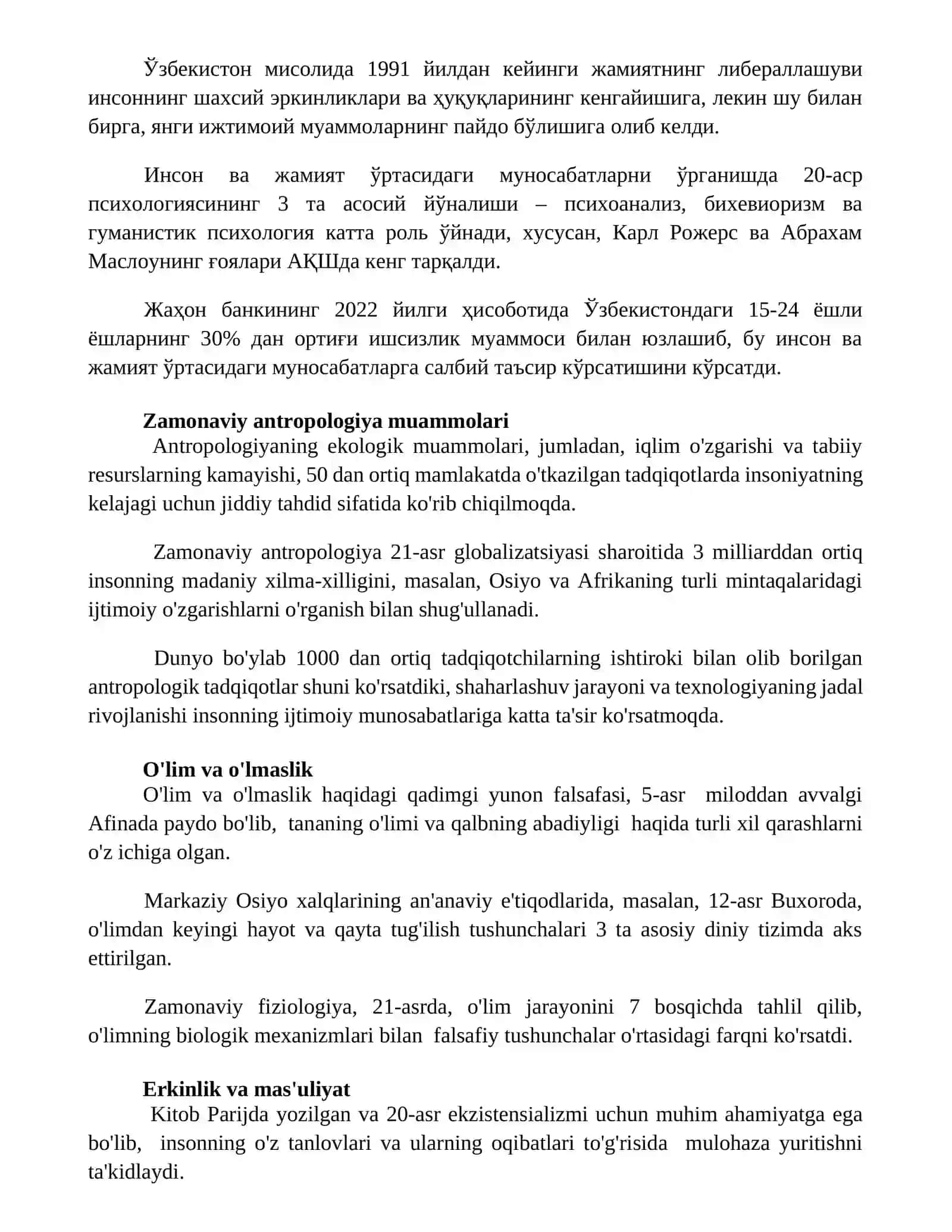 Falsafaviy antropologiya 2