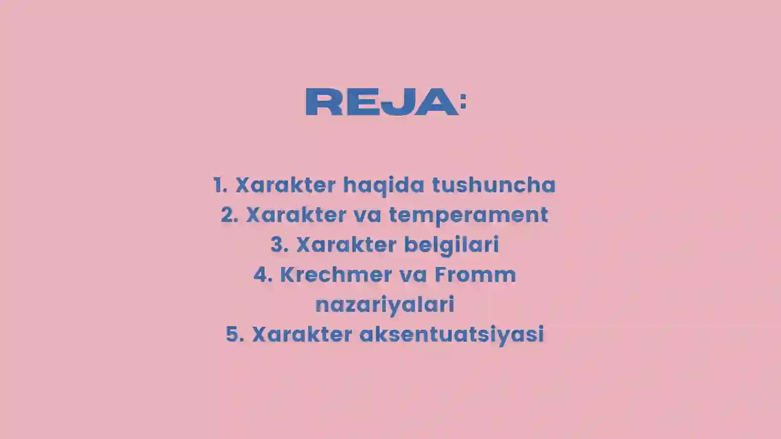 Xarakter va uning aksentuatsiyasi 2