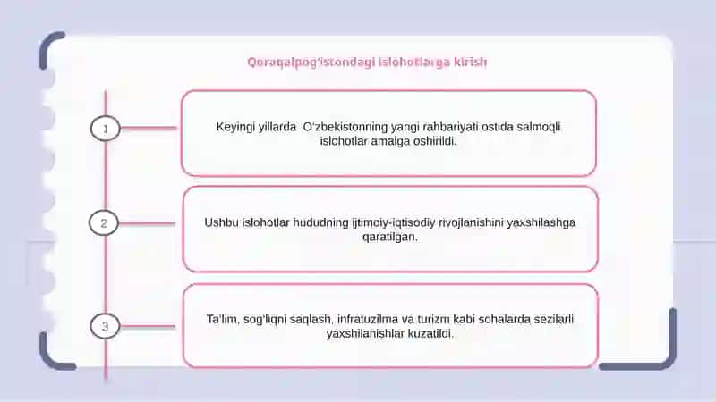 Yangi O'zbekistonda amalga oshirilayotgan manaviy o'zgarishlar 2