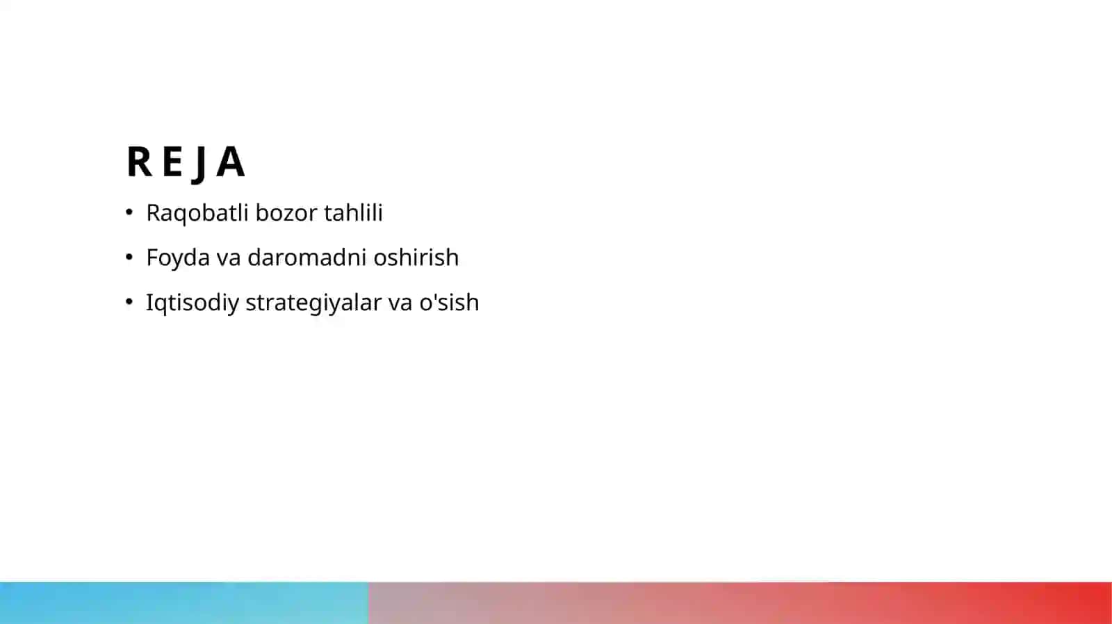 Raqobatlashuvchi firmani foydasi va daromadlari 2