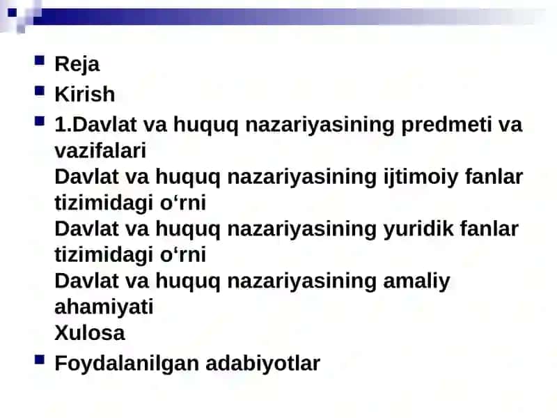 Davlat va Huquq Nazariyasi 2