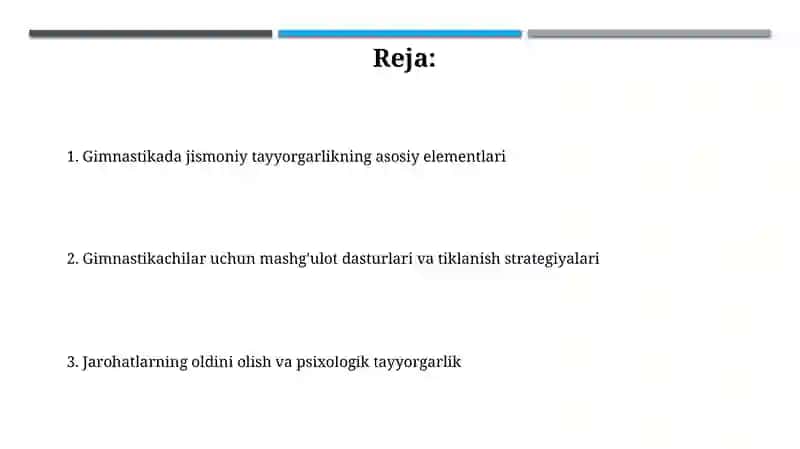 Gimnastika Mashqlarini Bajarishda Jismoniy Tayyorgarlik 2