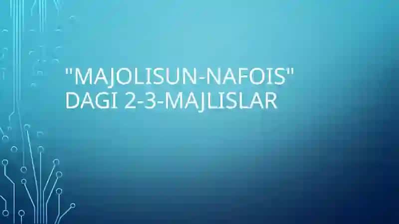 Navoiy shunosligi 2