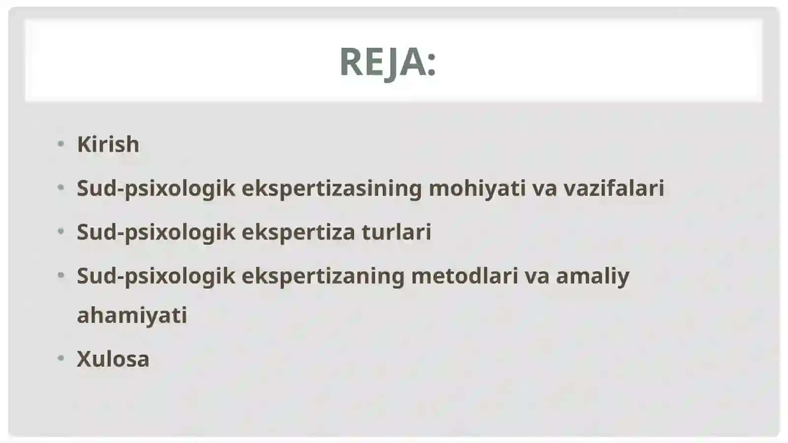 Sud-psixologik ekspertizasi va ekspertiza turlari 2