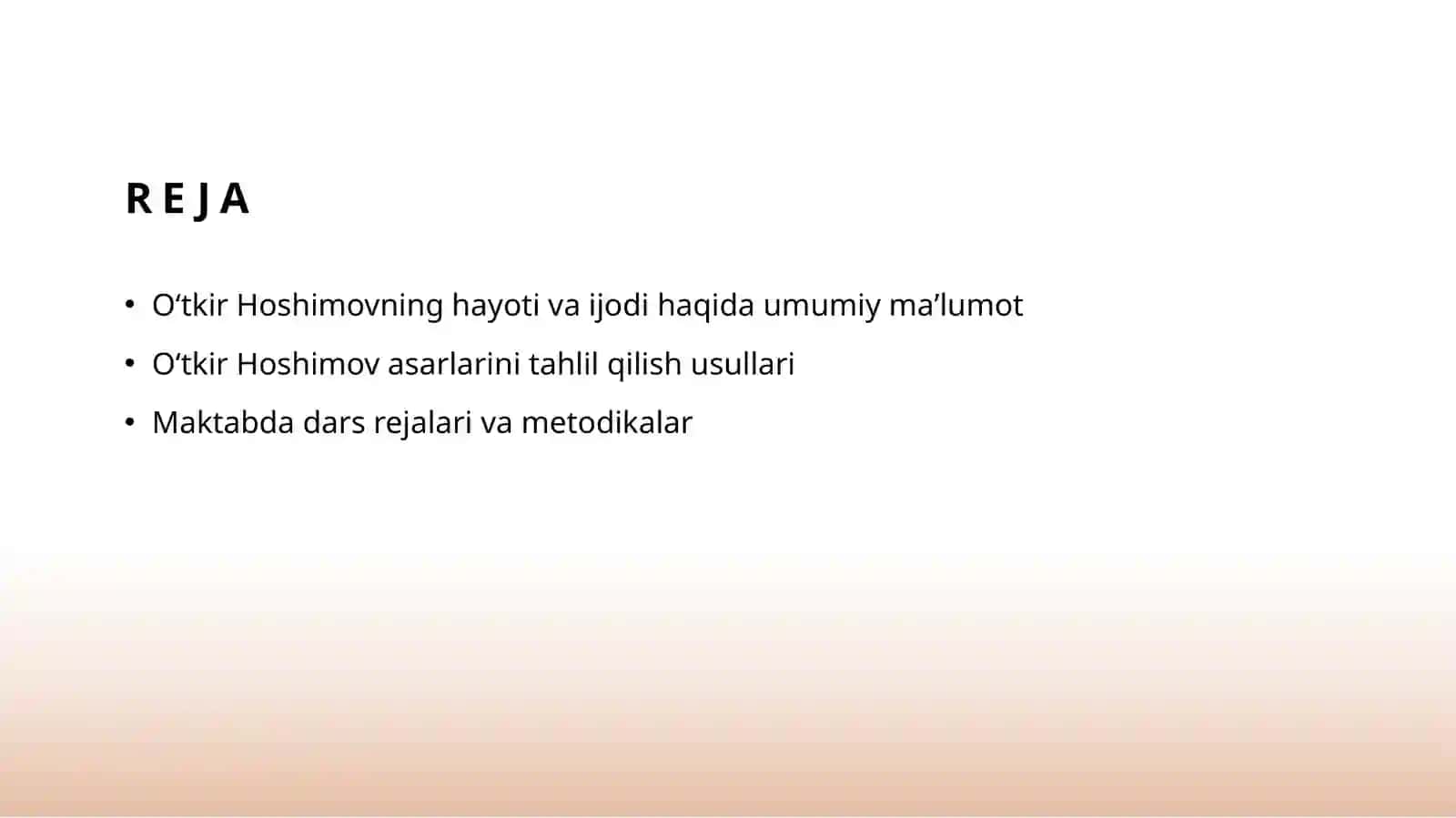 Epik asarlarni oʻqitishda didaktik oʻyinlardan foydalanish(Oʻtkir Hoshimov hayoti va ijodi misolida) 2