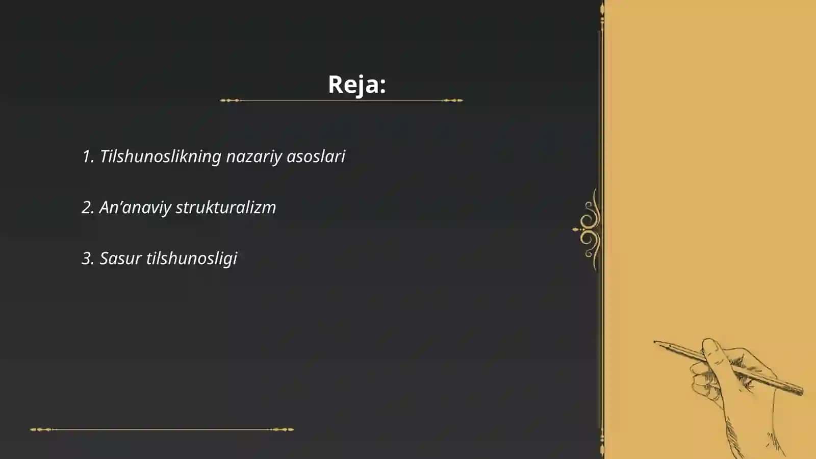 Tilshunoslik maktablari taʼlimotining asosiy mohiyati 2