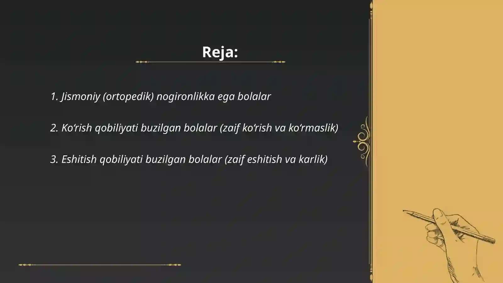 IMKONIYATI CHEKLANGAN BOLALAR TOIFALARI 2